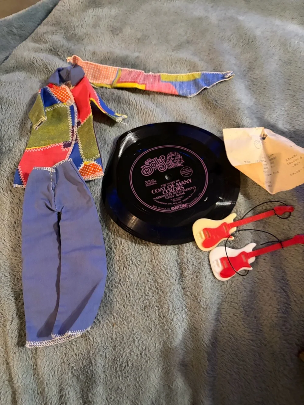 Coat Of many Colors Dolly Parton vintage Barbie, brand new with original receipt - Picture 5 of 6
